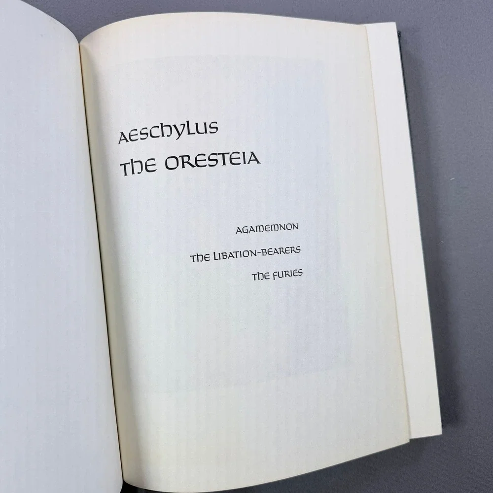 Aeschylus The Oresteia Leather Bound 1979 Easton Press Collector's Edition Drama